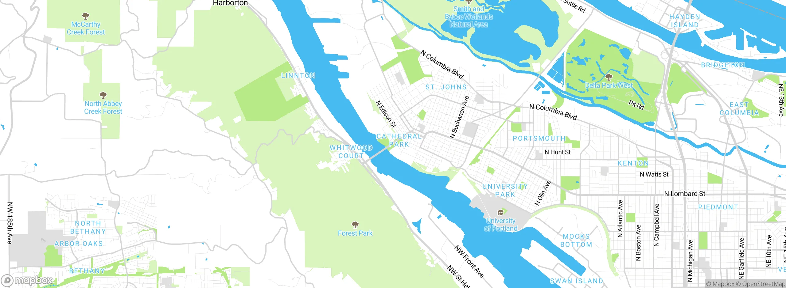 Map showing approximate location