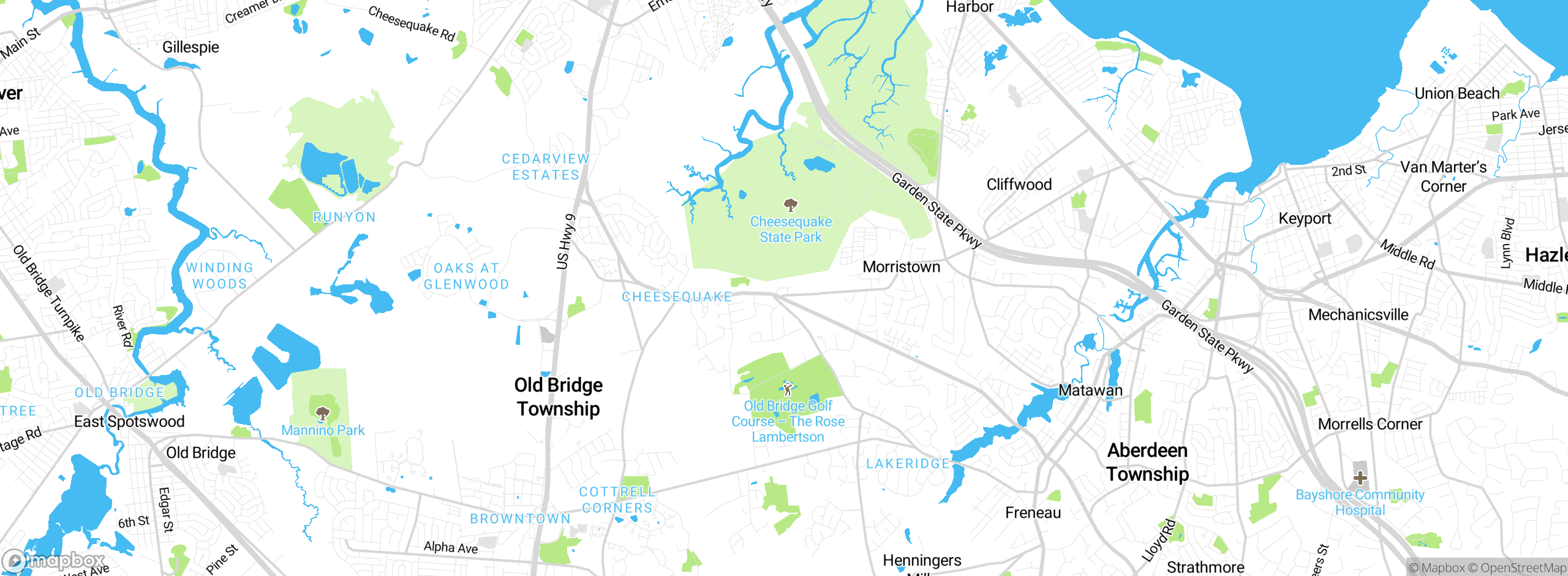 Map showing approximate location