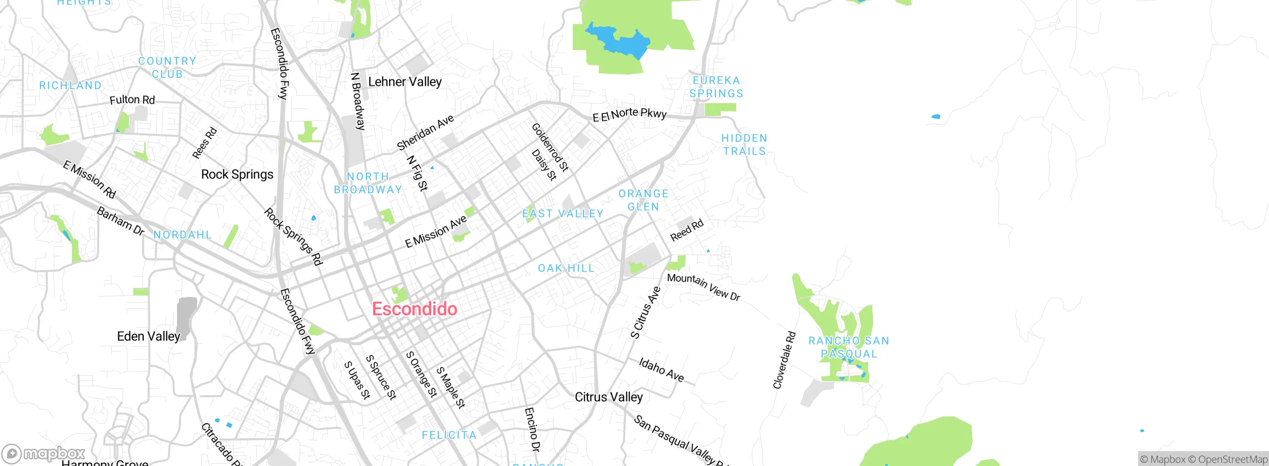 Map showing approximate location