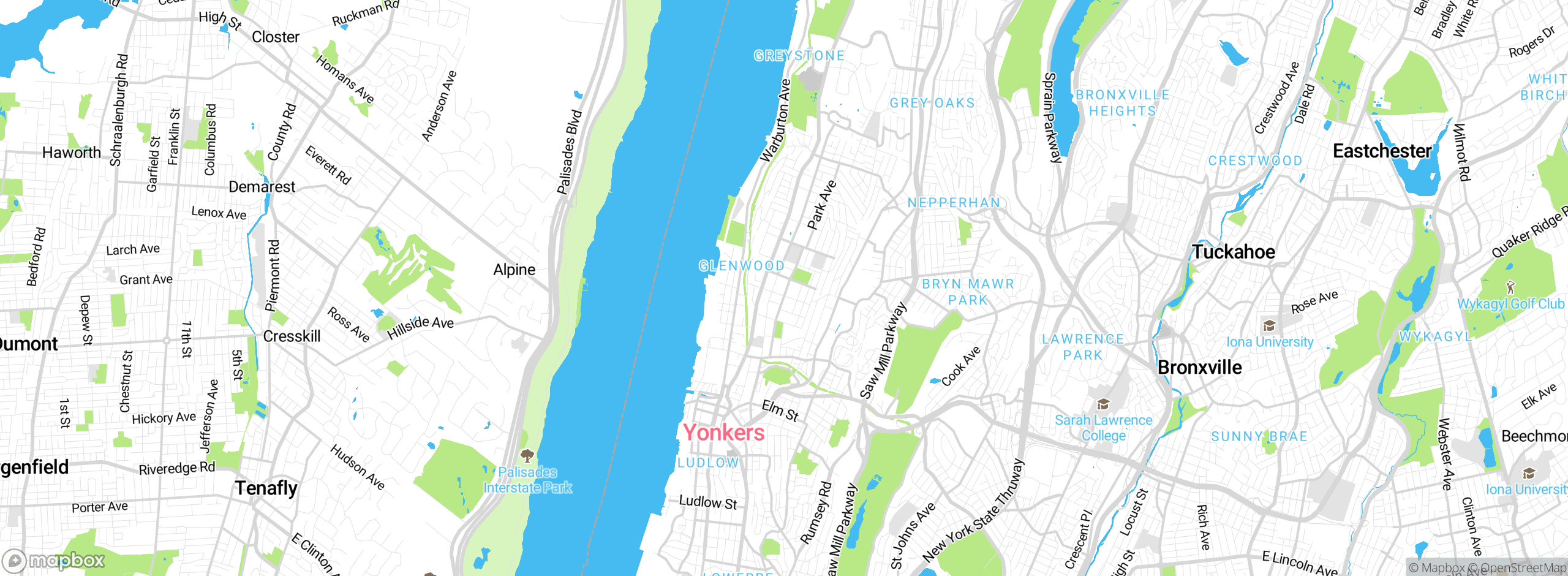 Map showing approximate location