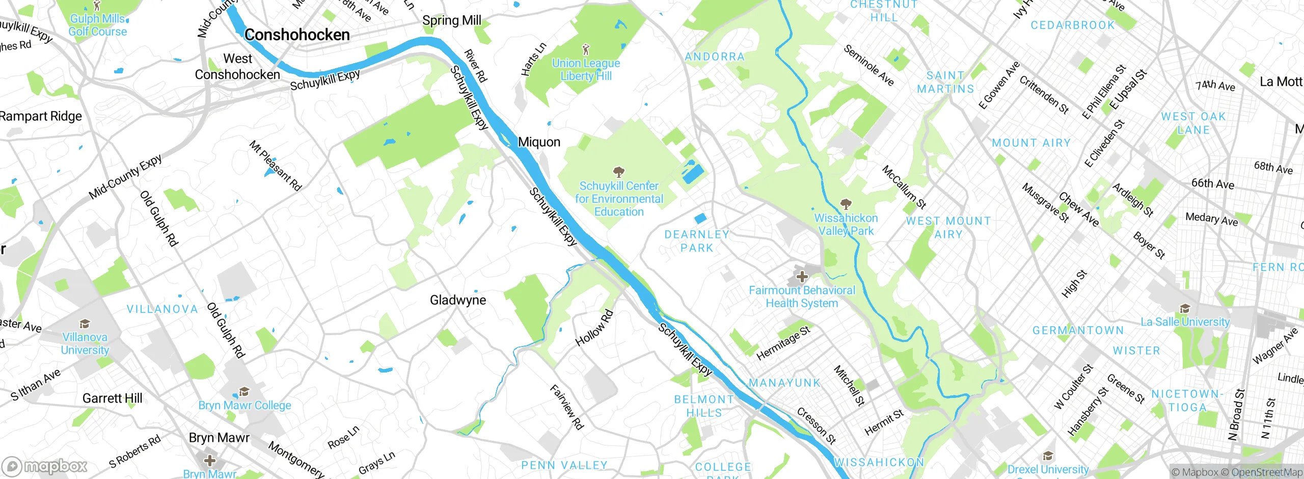 Map showing approximate location