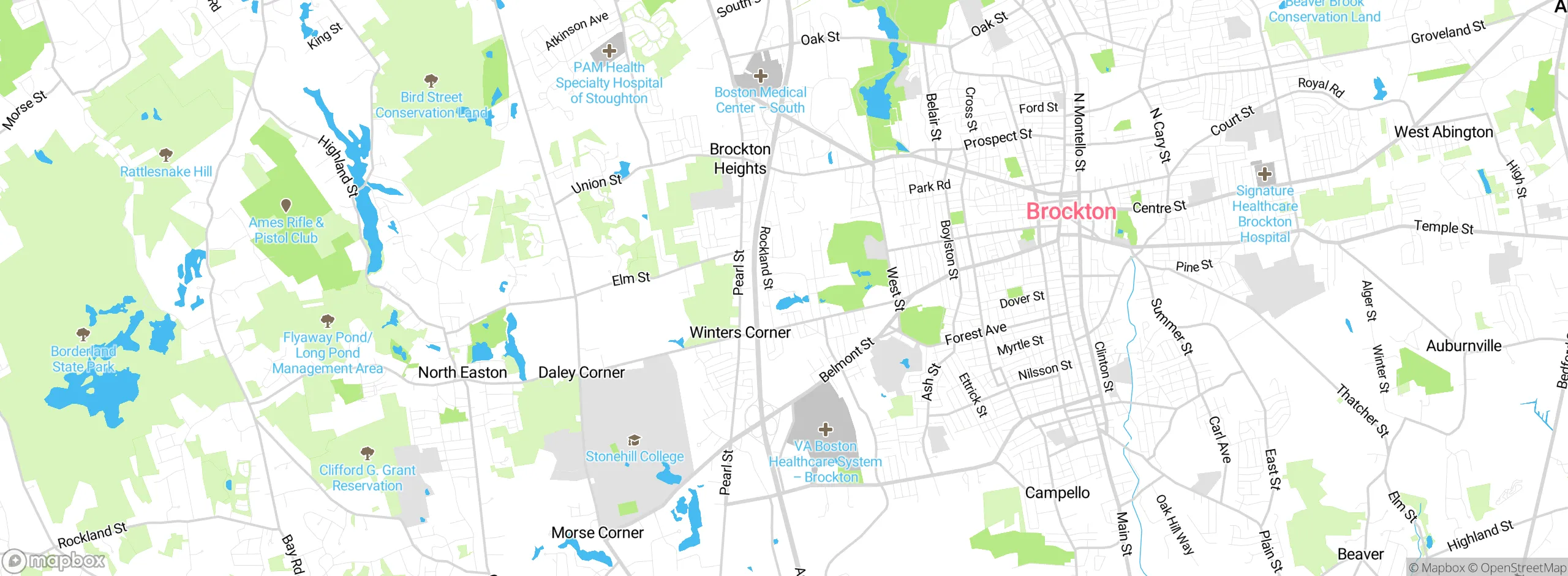 Map showing approximate location