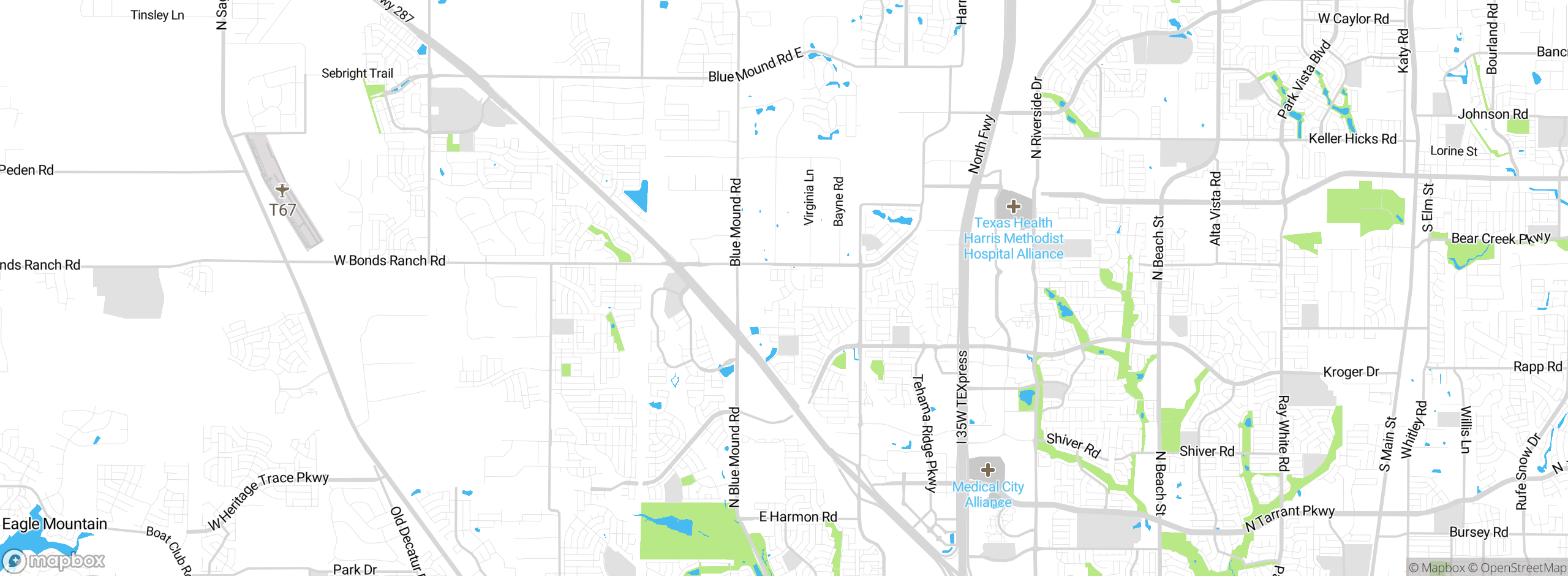 Map showing approximate location