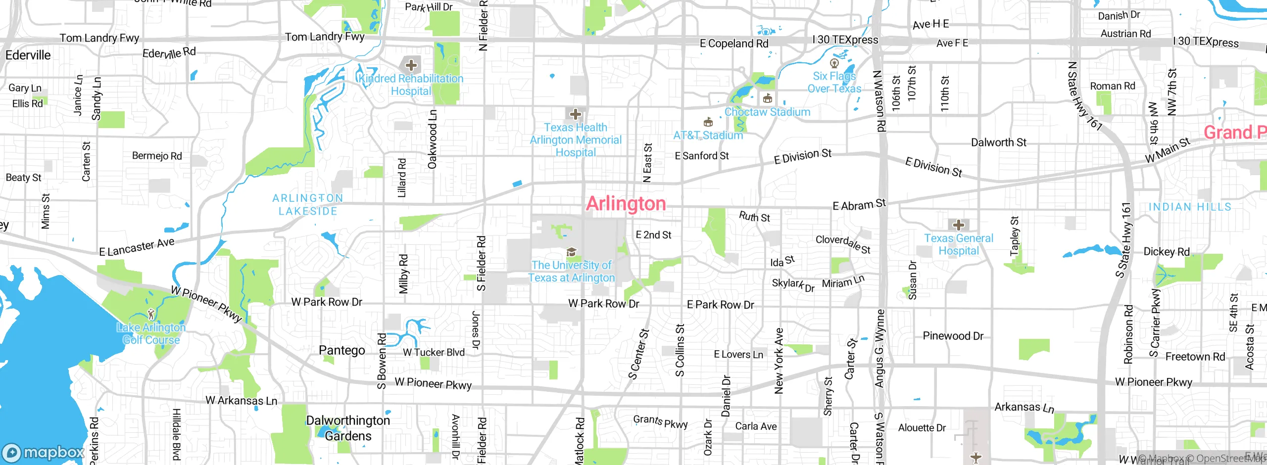 Map showing approximate location