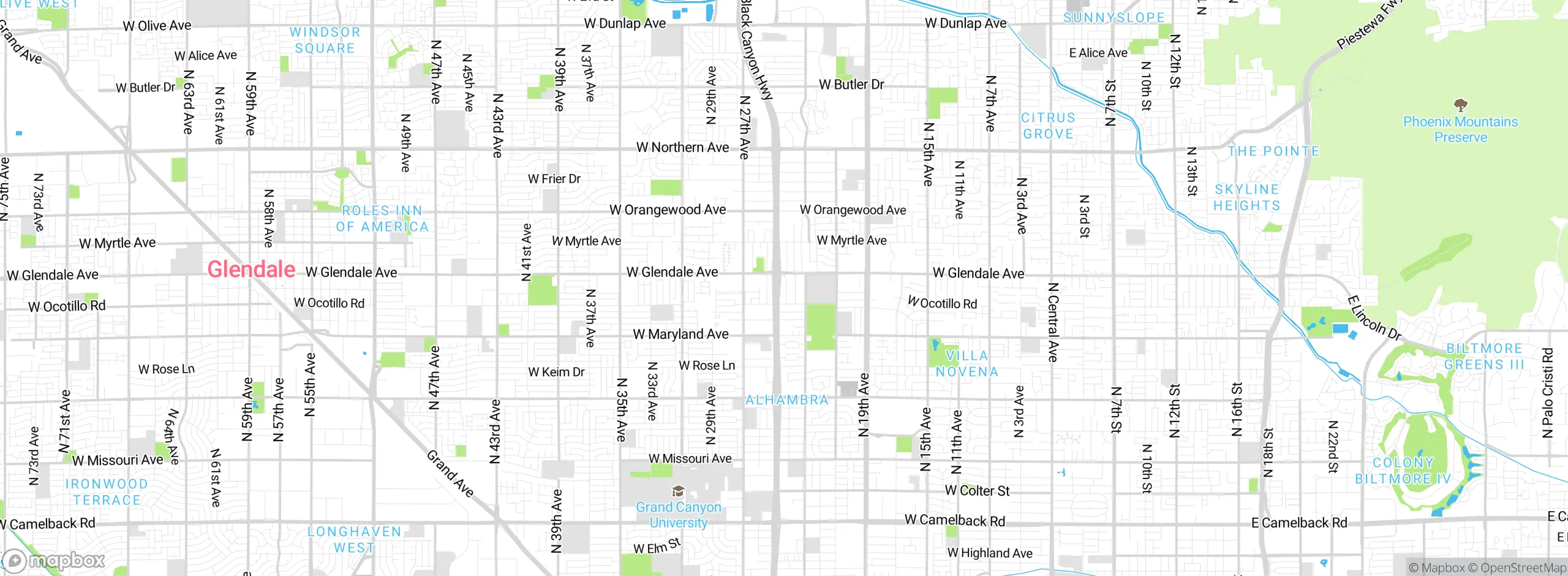 Map showing approximate location