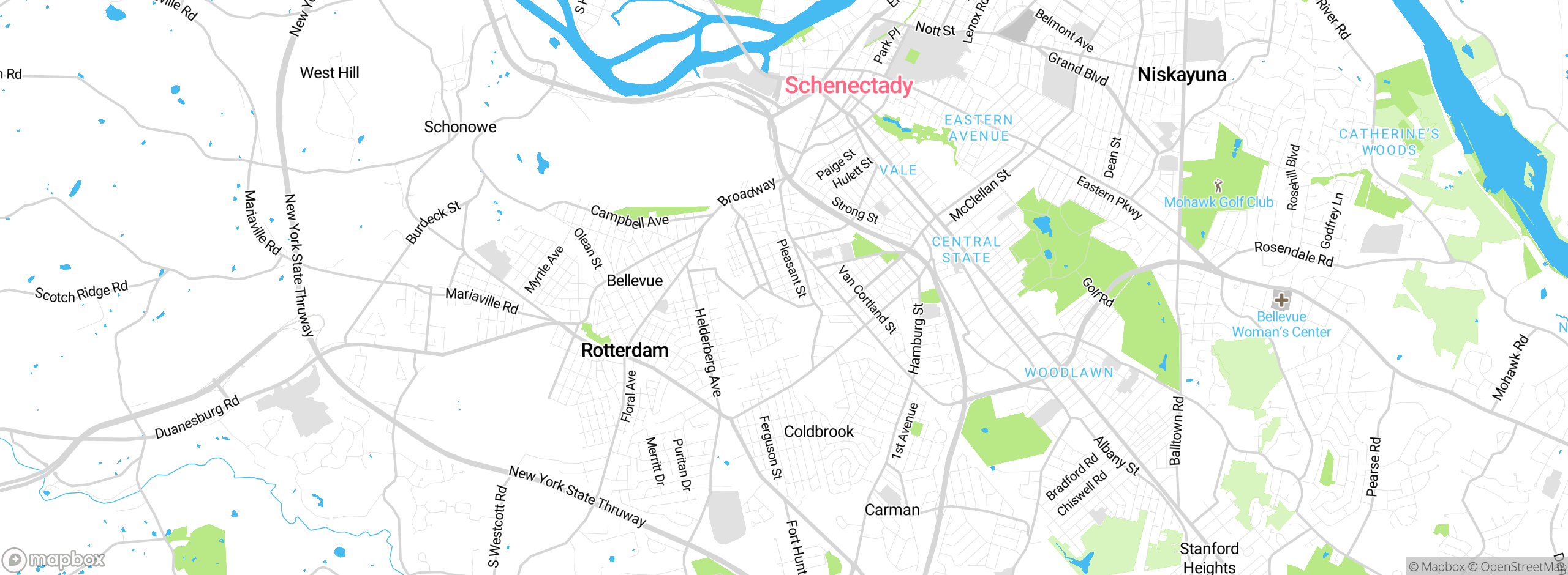 Map showing approximate location