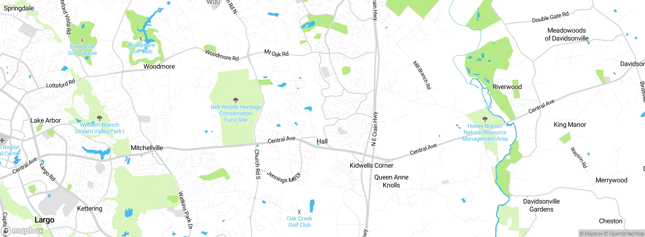 Map showing approximate location