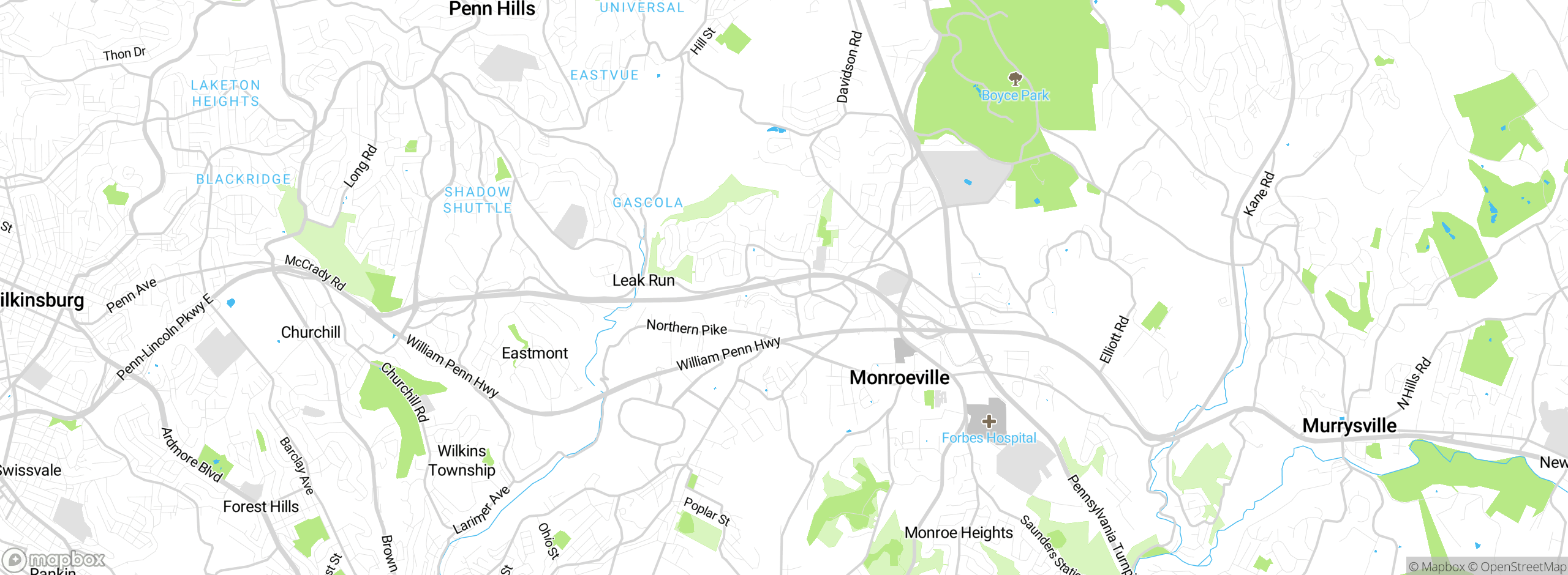 Map showing approximate location