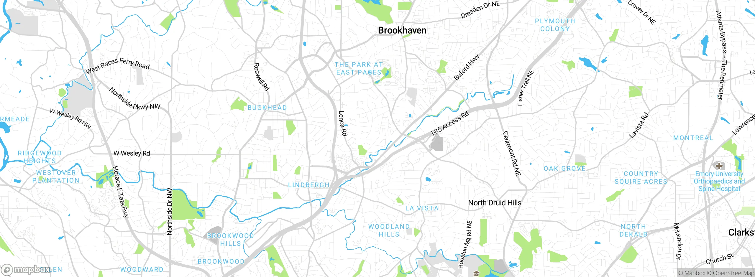 Map showing approximate location