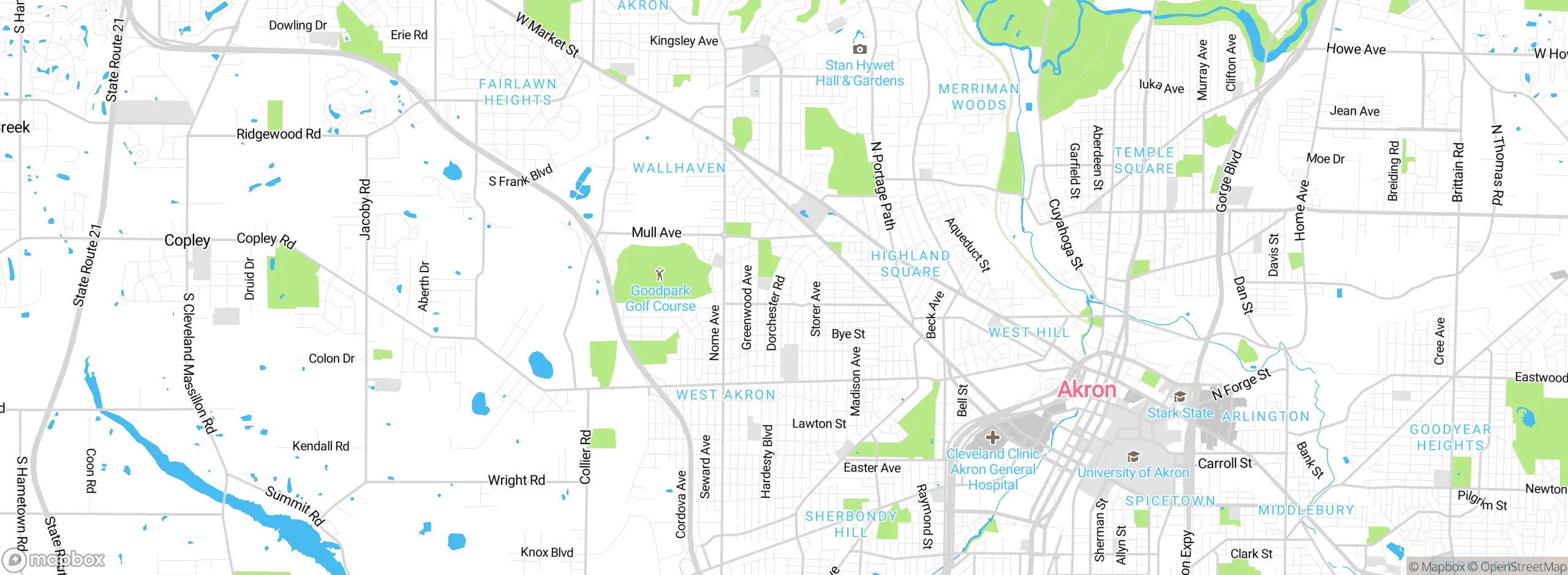 Map showing approximate location