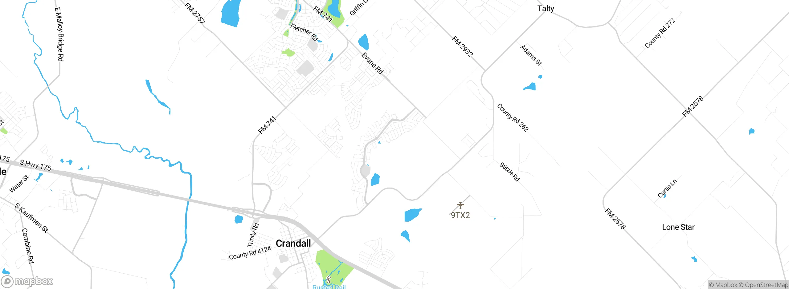Map showing approximate location