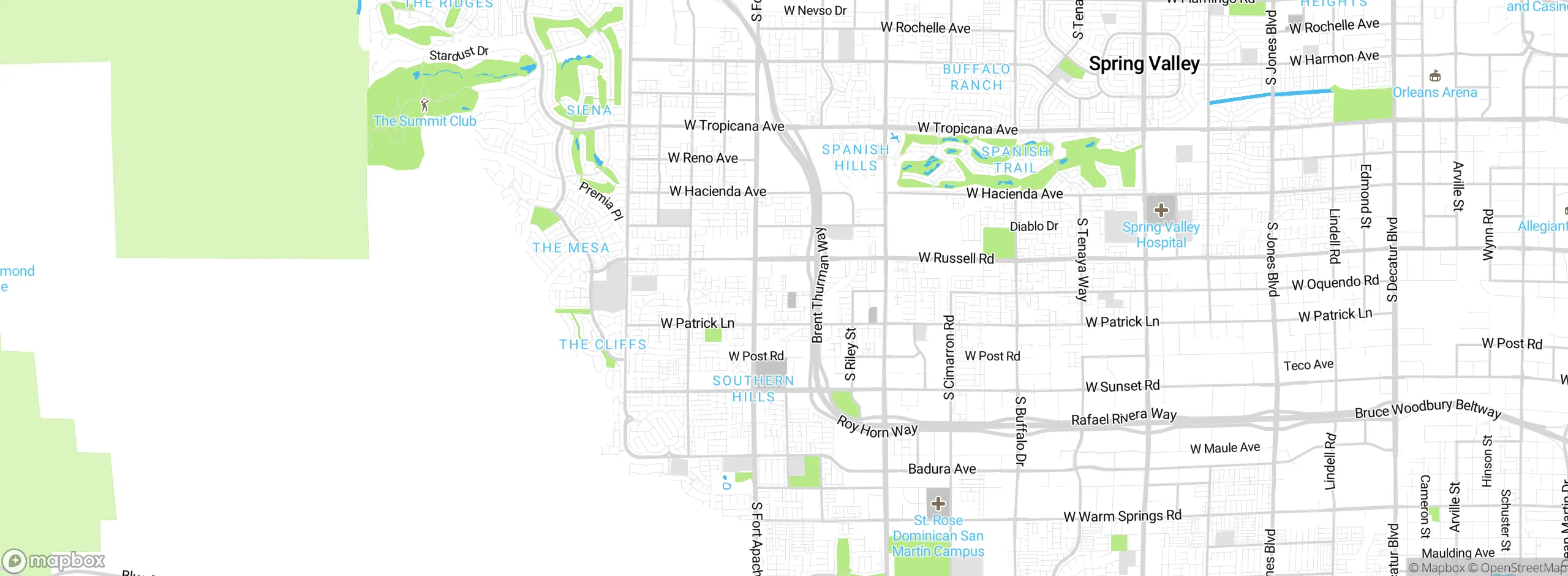 Map showing approximate location