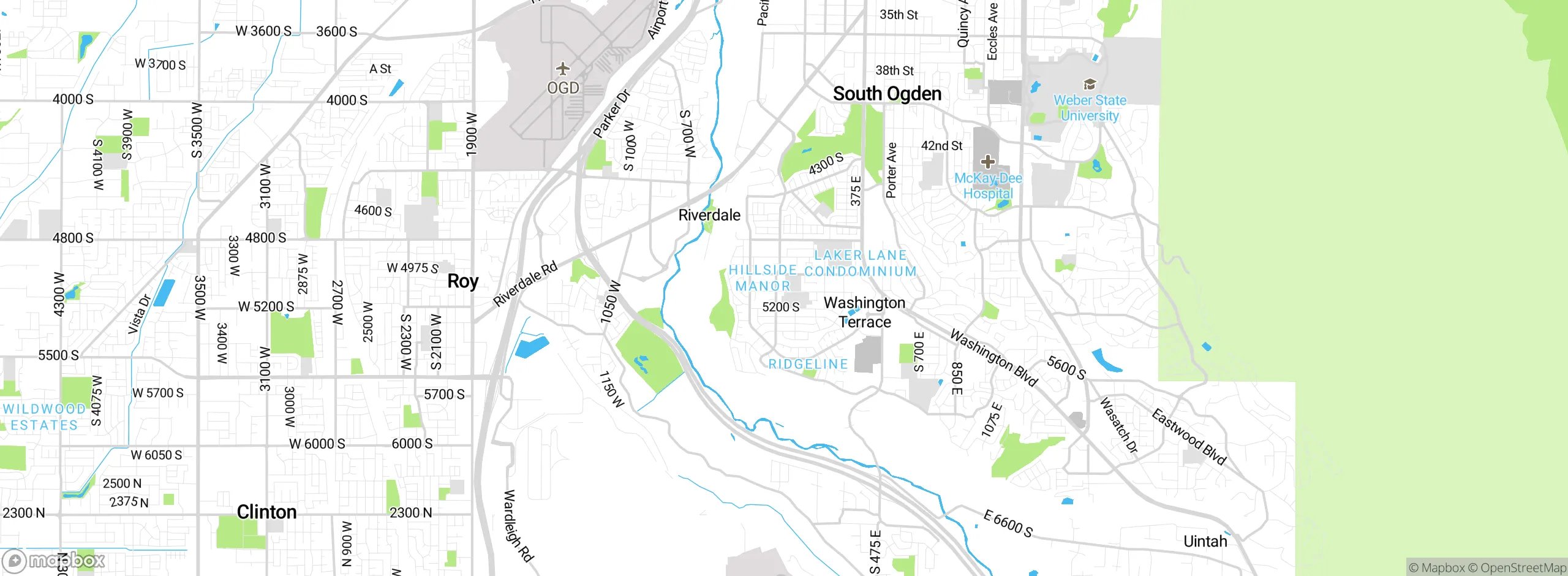 Map showing approximate location