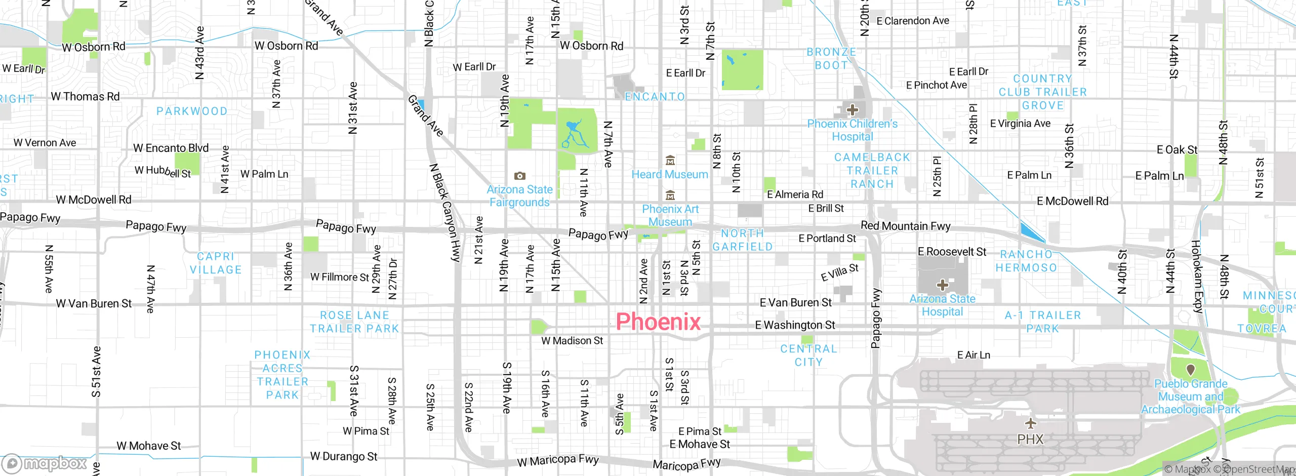 Map showing approximate location