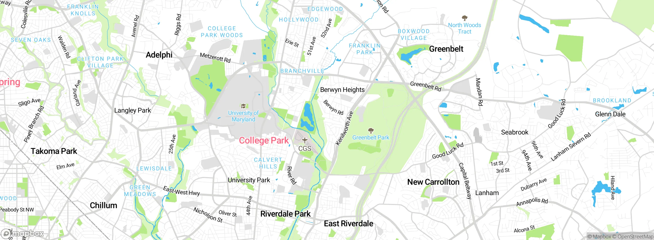 Map showing approximate location
