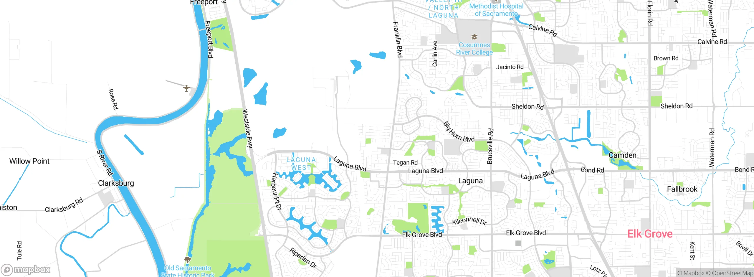 Map showing approximate location