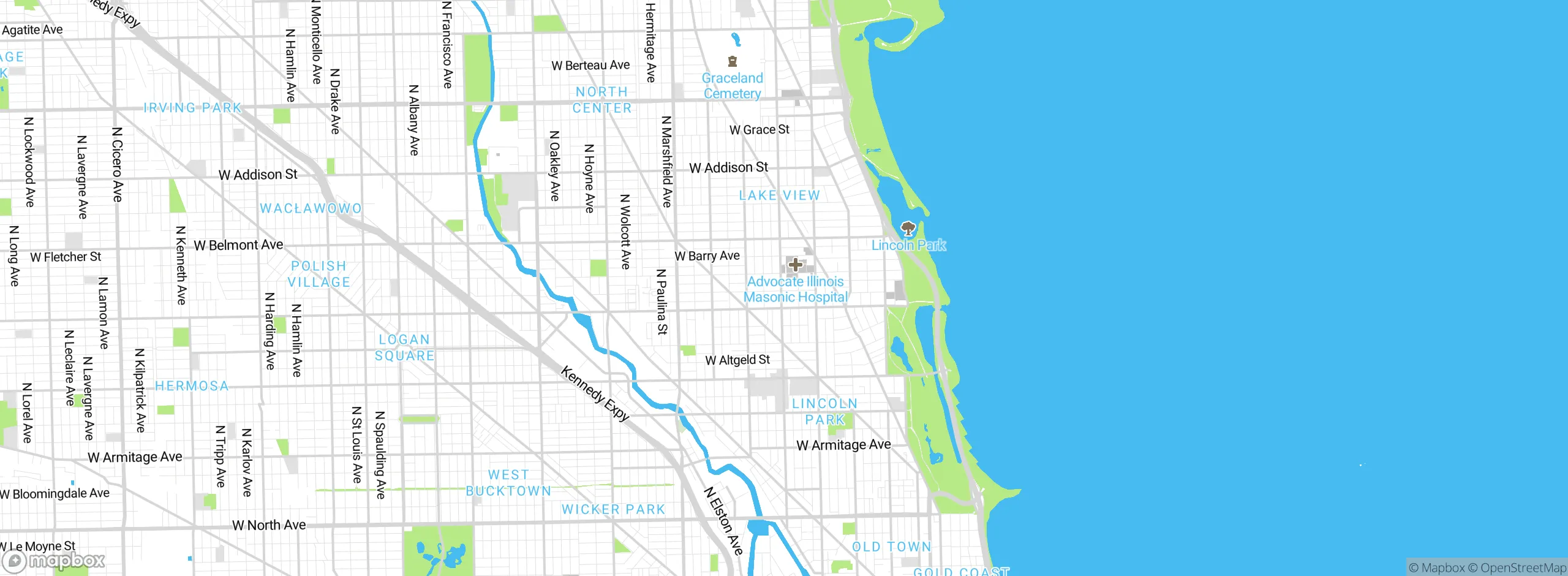 Map showing approximate location