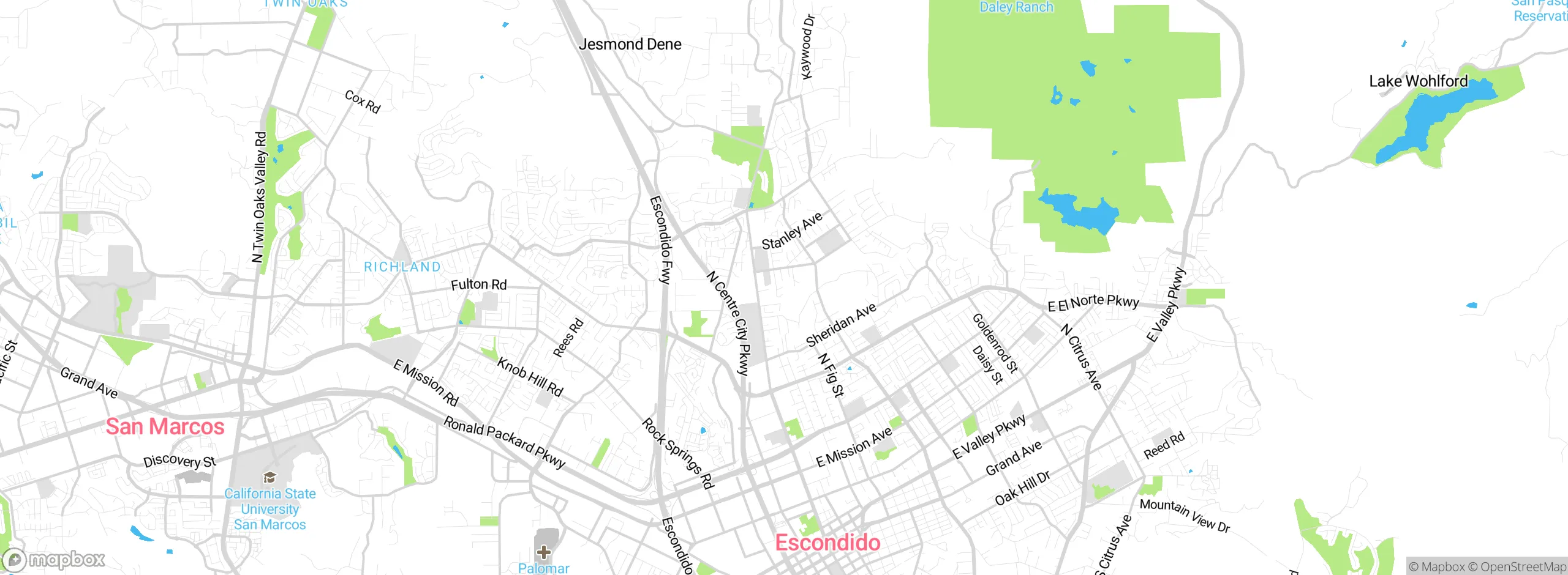 Map showing approximate location