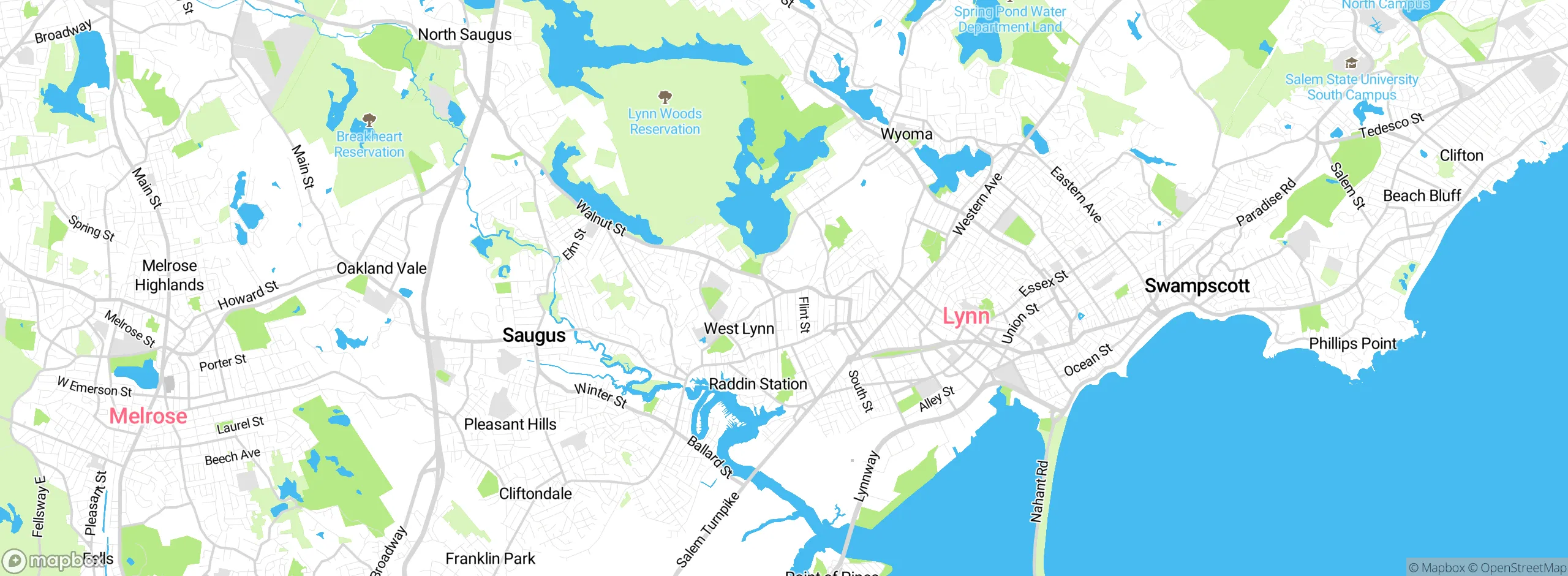 Map showing approximate location