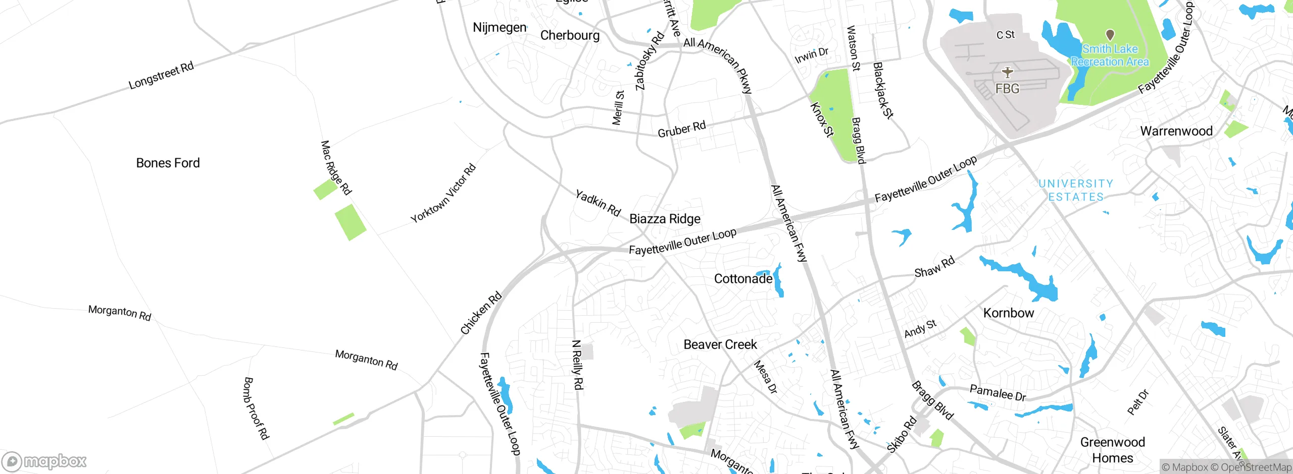 Map showing approximate location