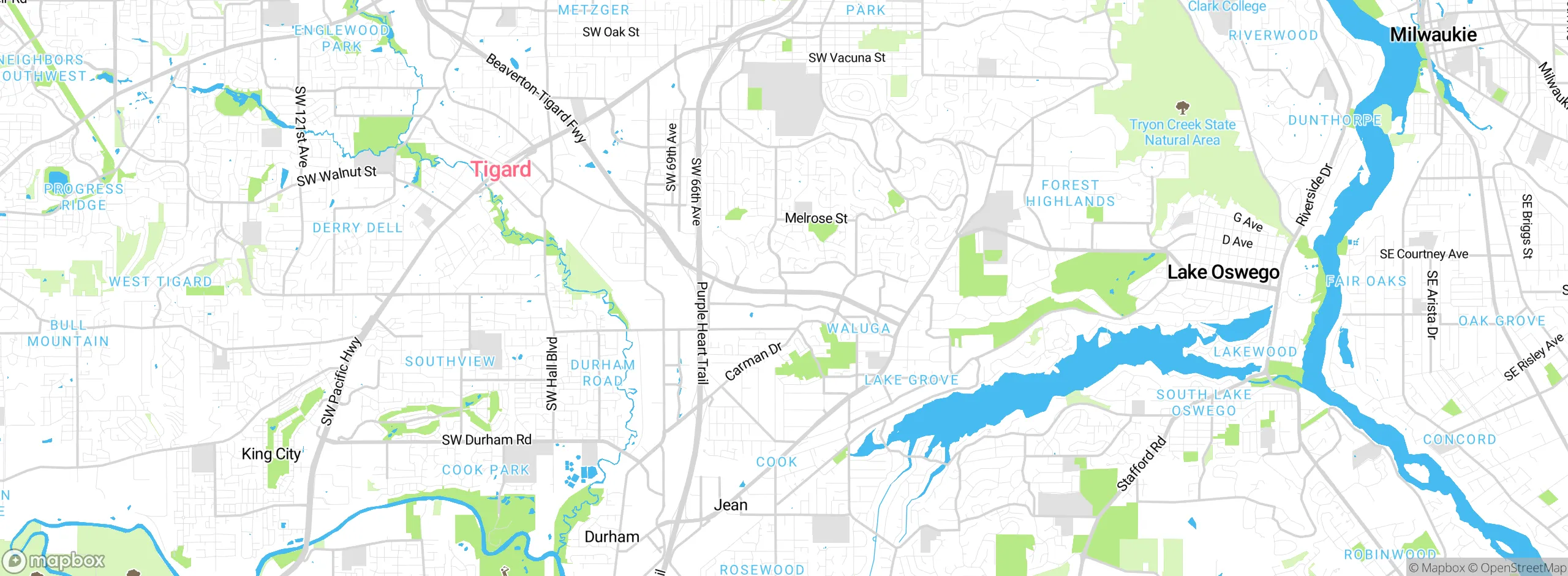 Map showing approximate location