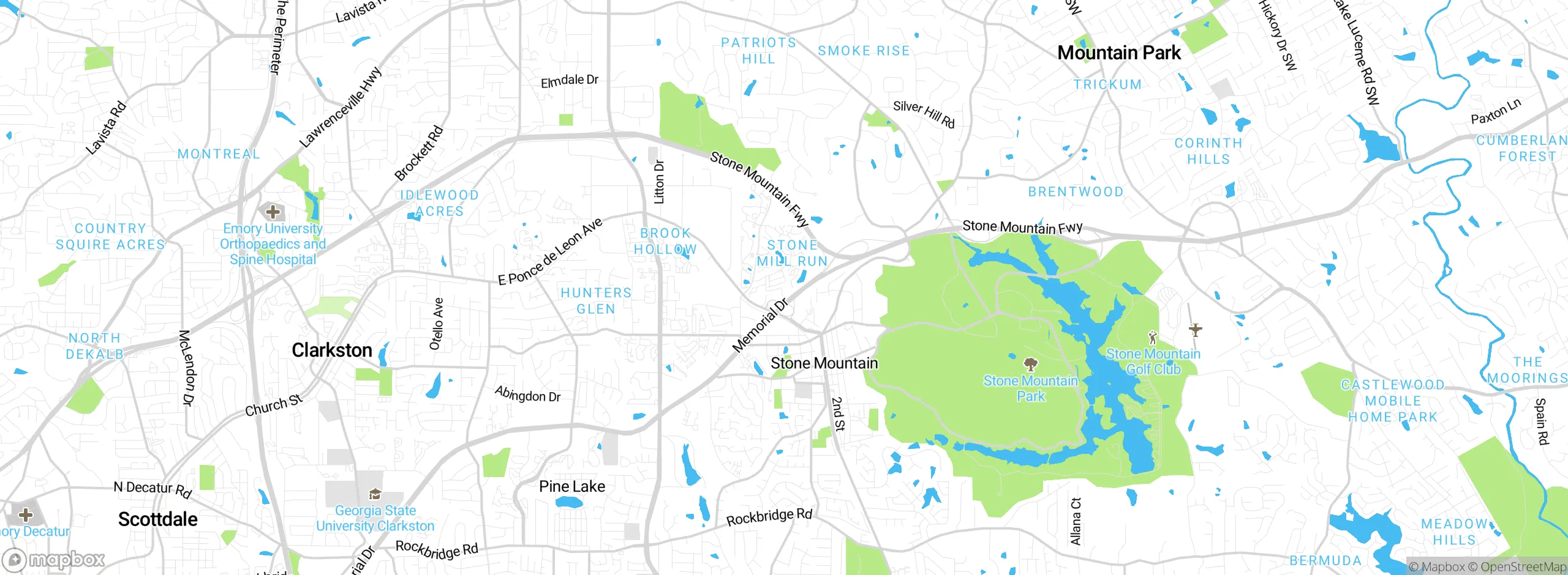 Map showing approximate location