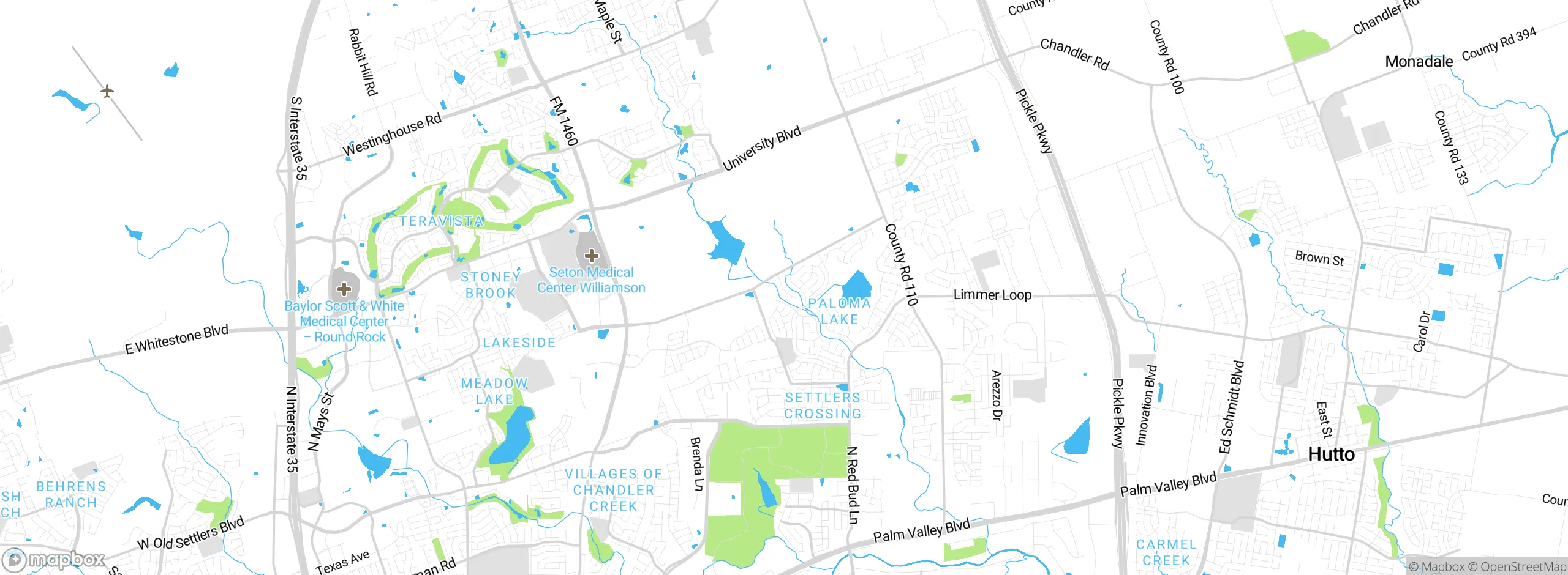 Map showing approximate location