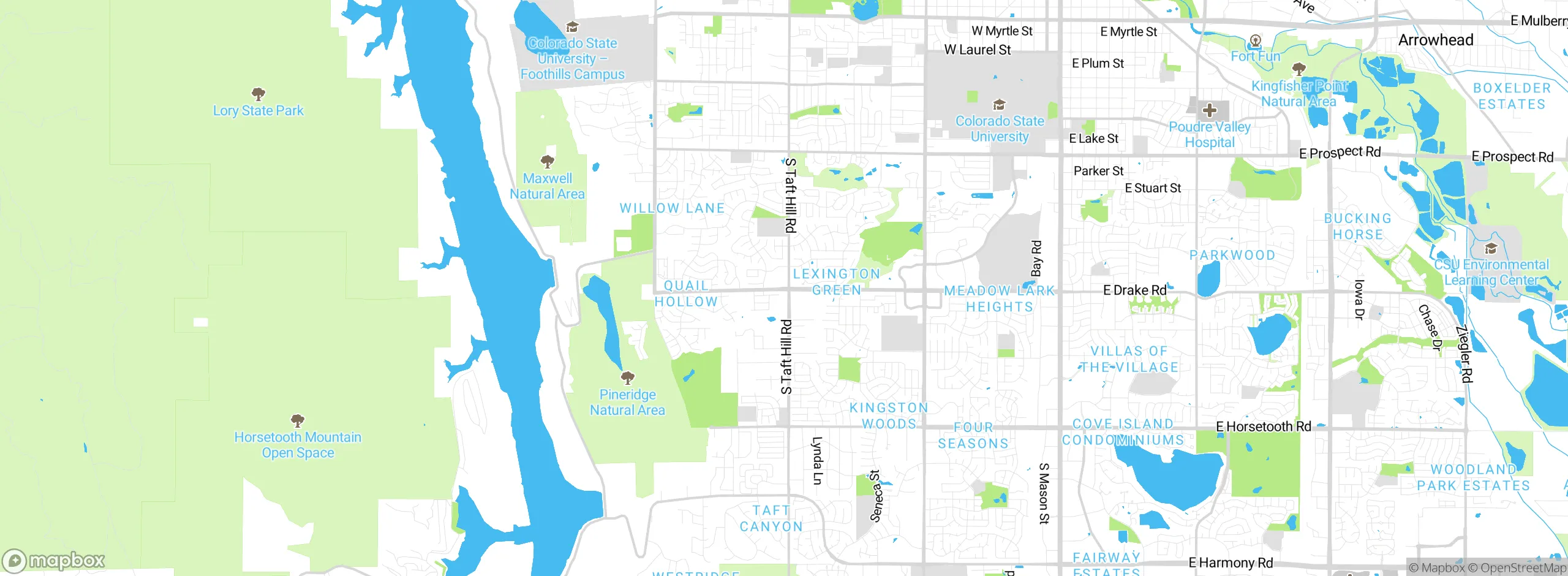 Map showing approximate location