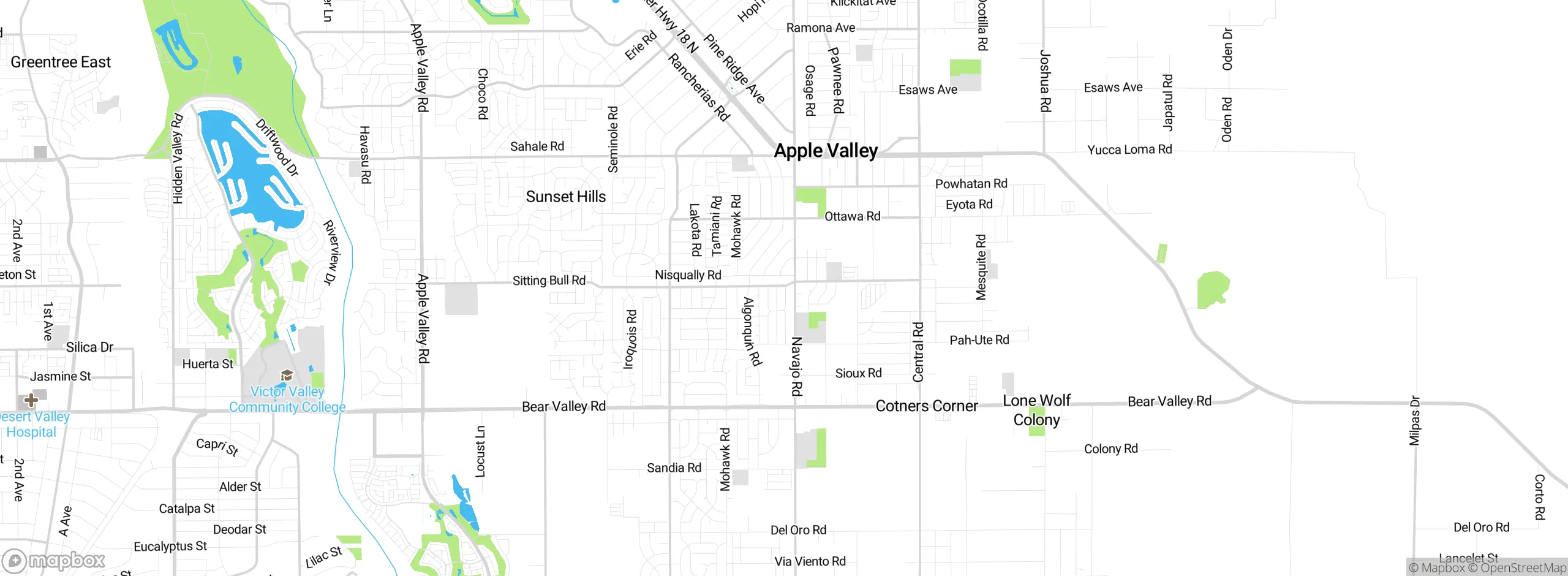 Map showing approximate location