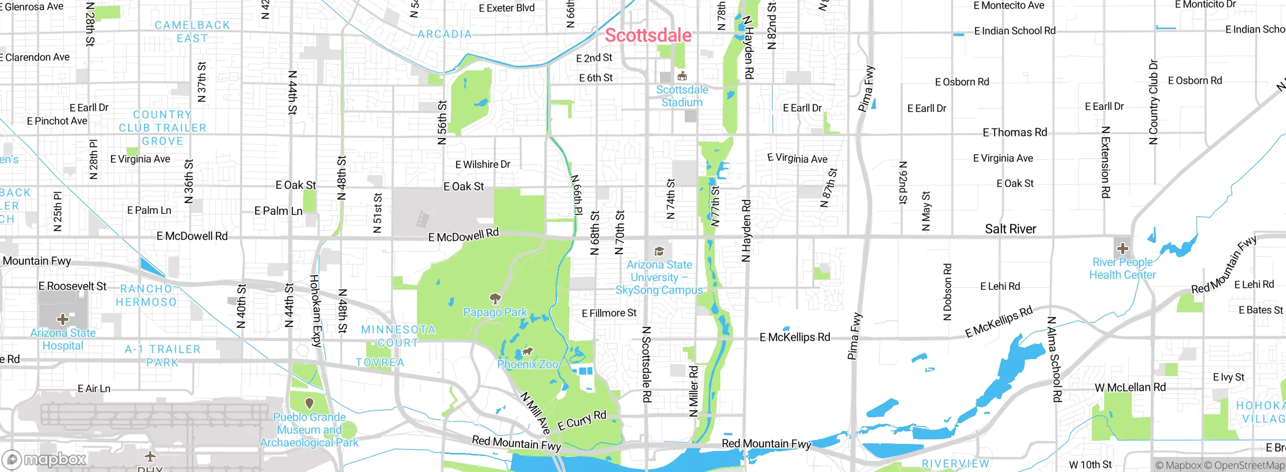 Map showing approximate location