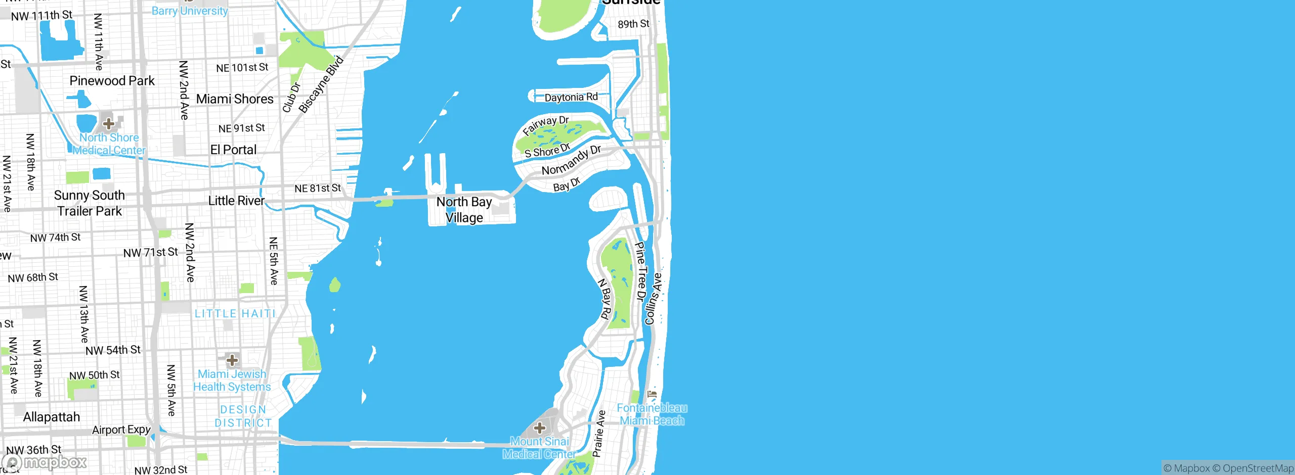 Map showing approximate location