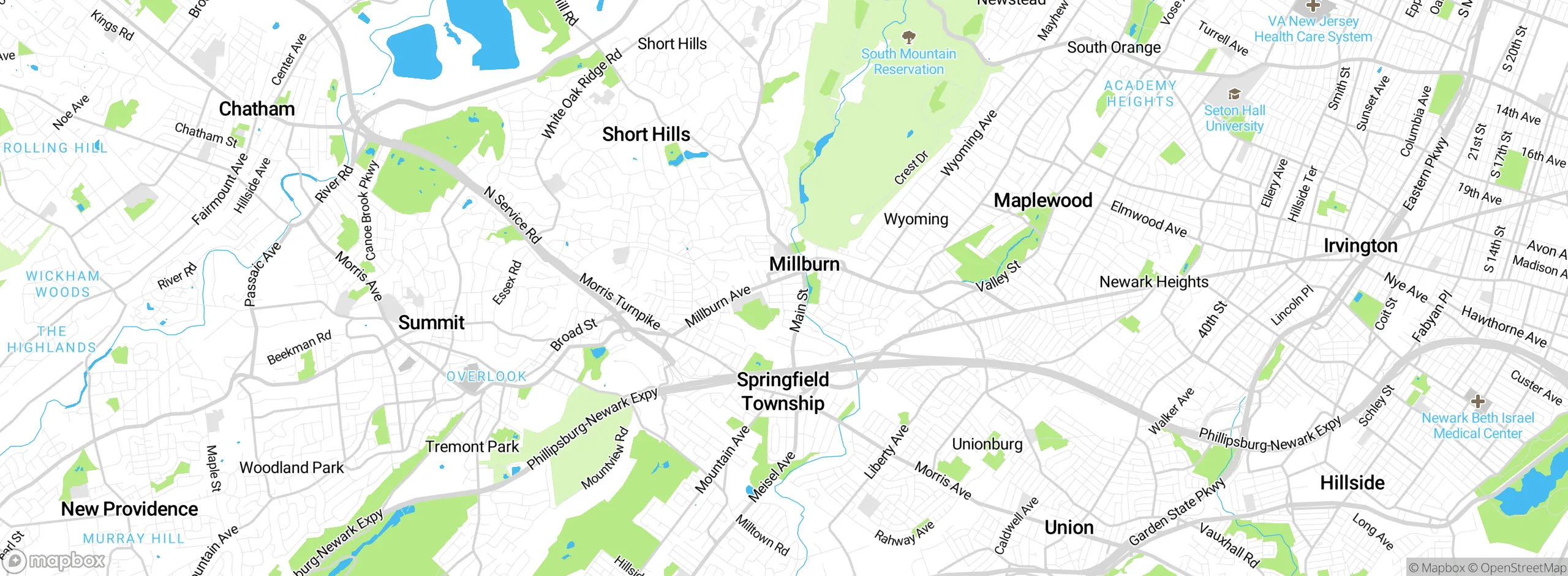 Map showing approximate location