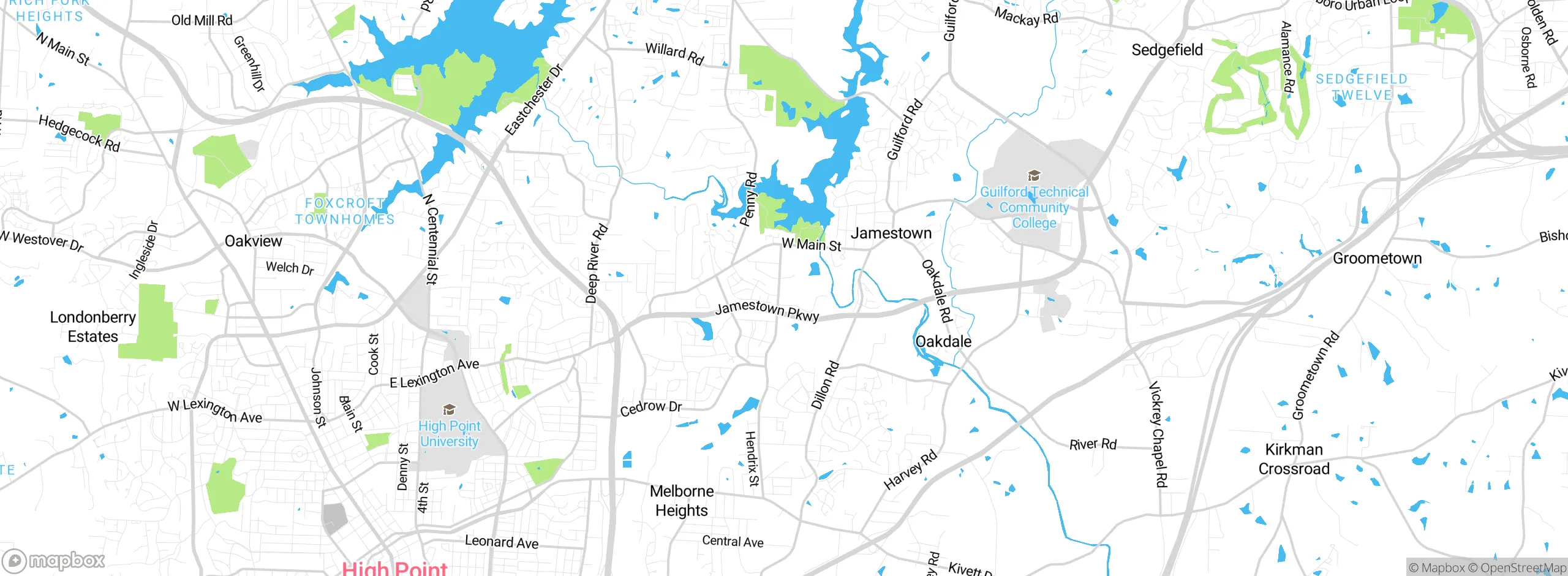 Map showing approximate location