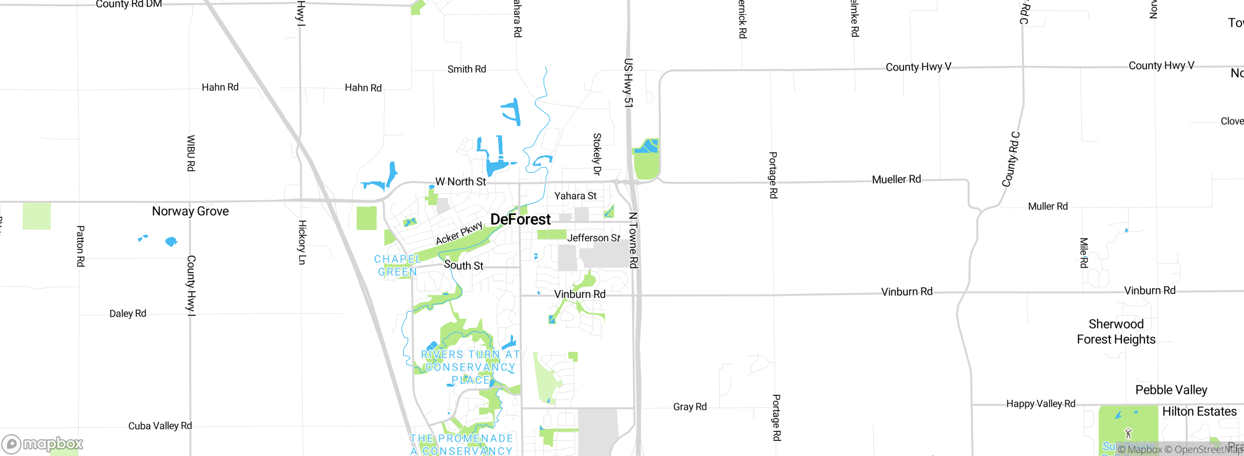 Map showing approximate location