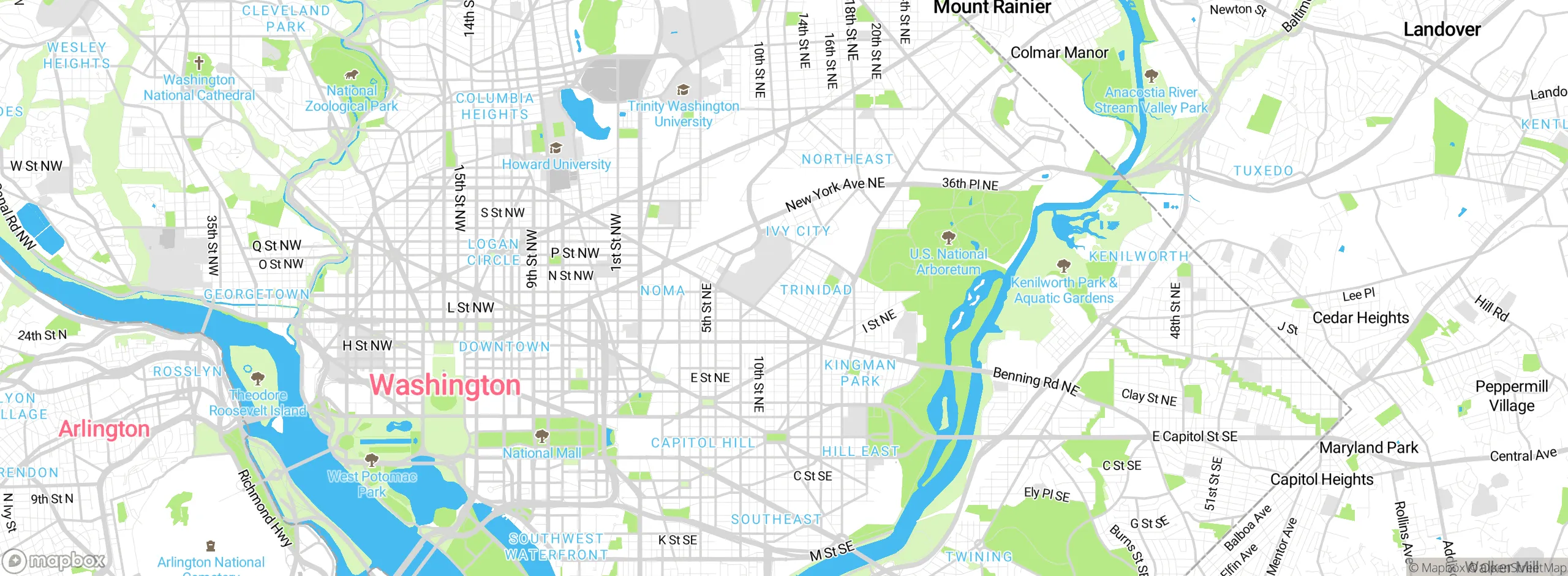 Map showing approximate location