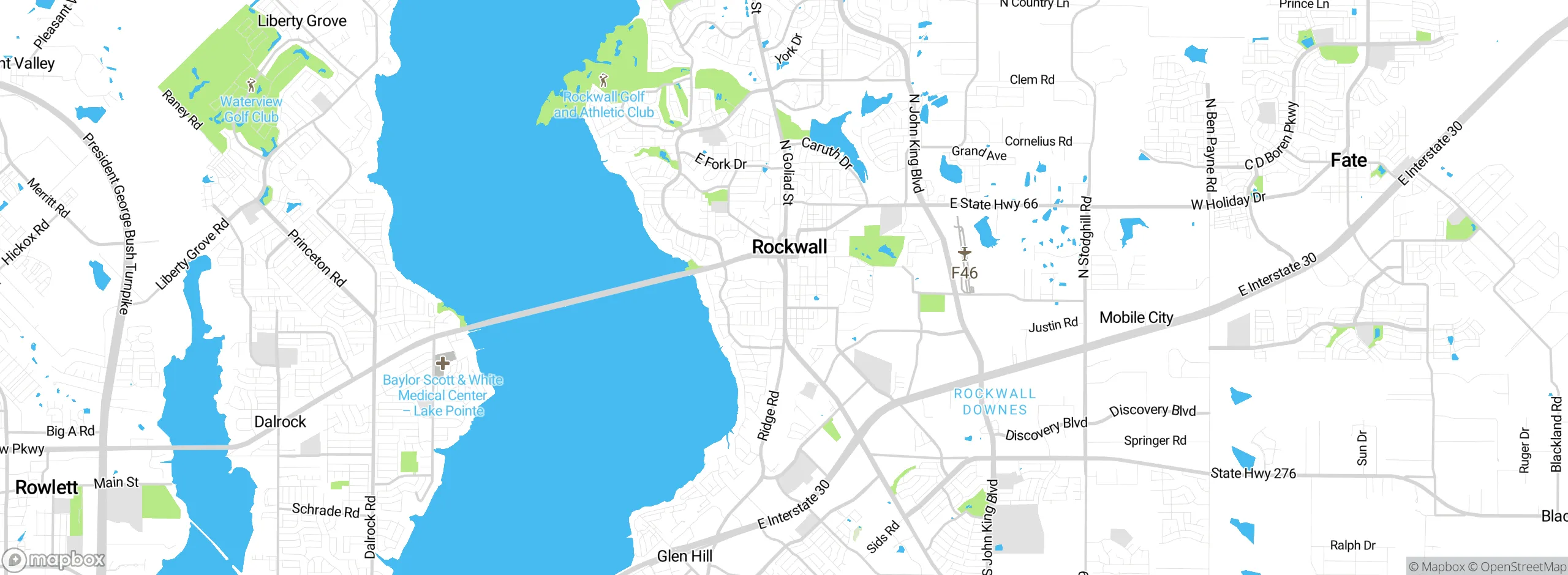 Map showing approximate location