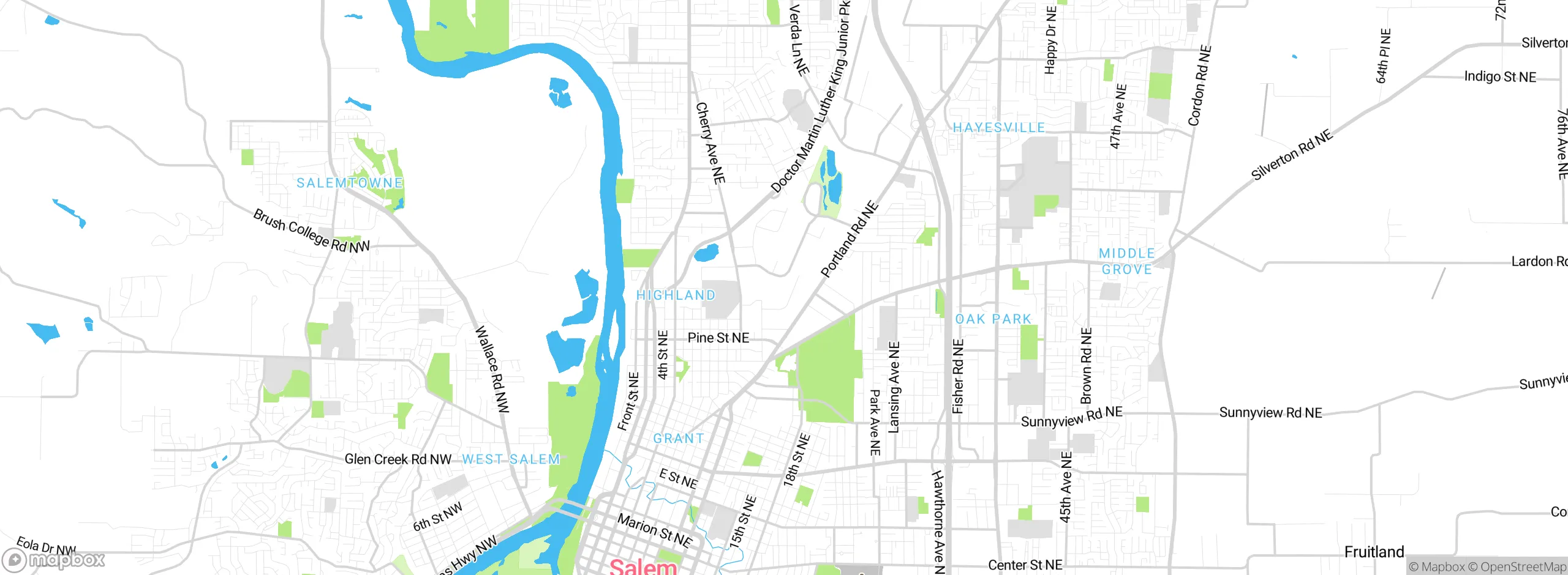 Map showing approximate location