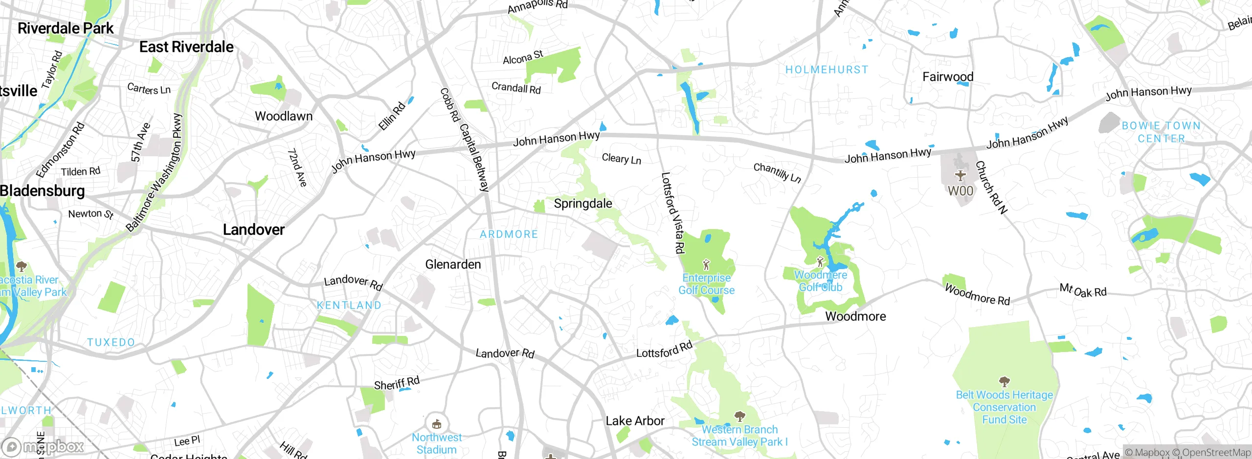 Map showing approximate location