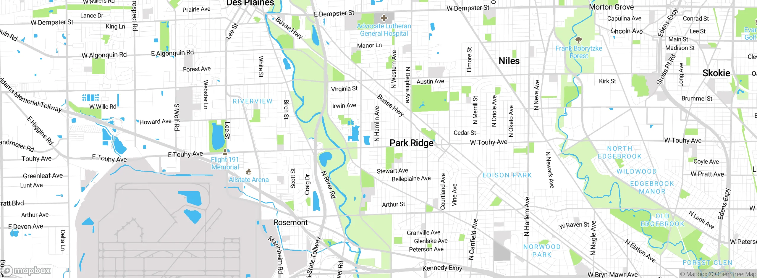 Map showing approximate location