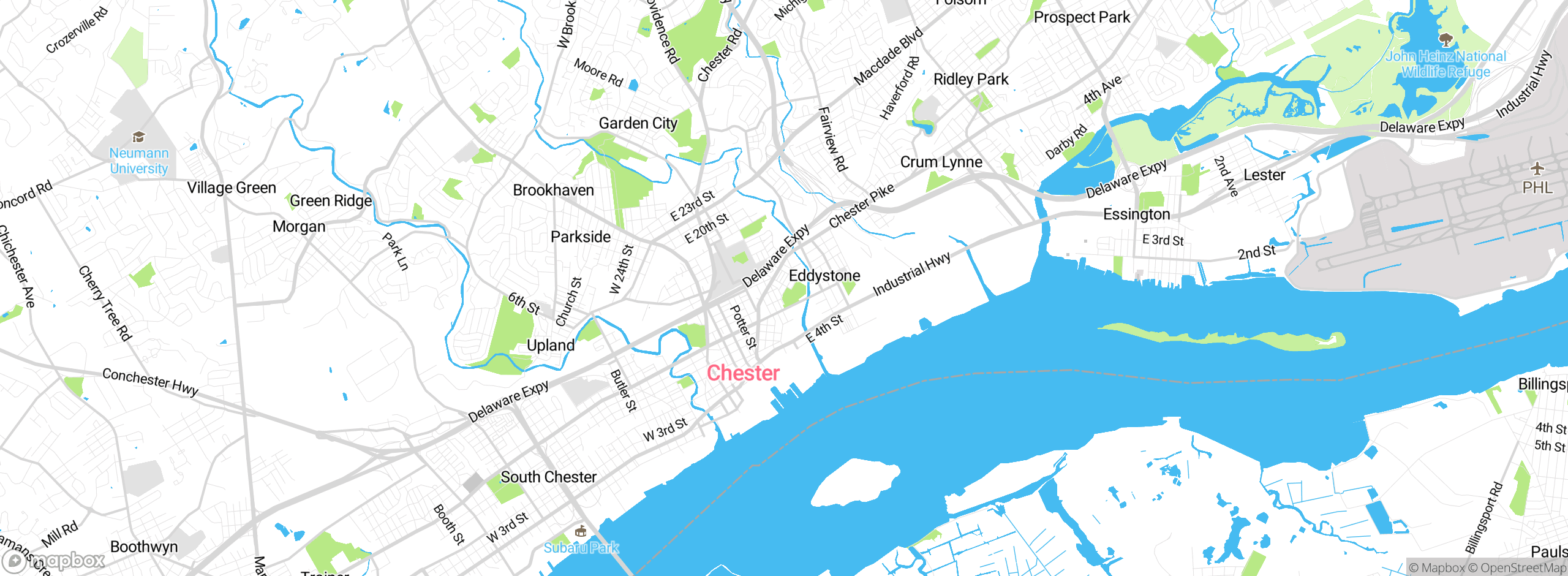 Map showing approximate location