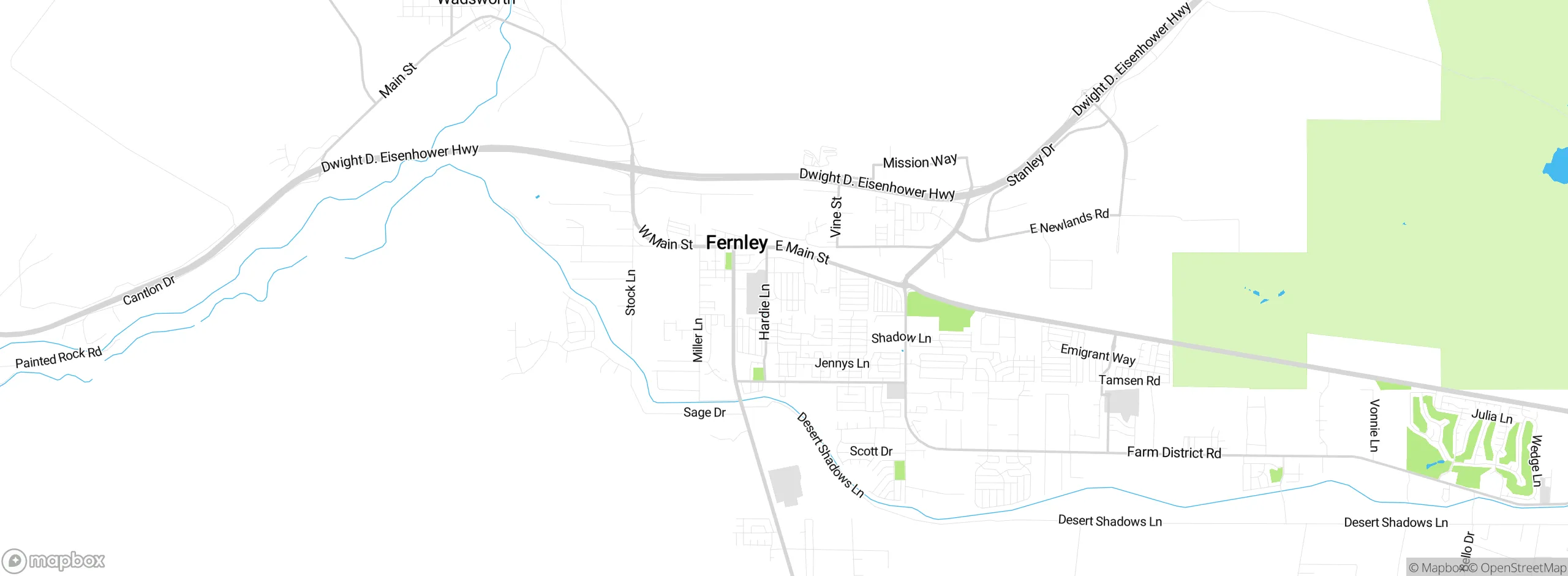 Map showing approximate location