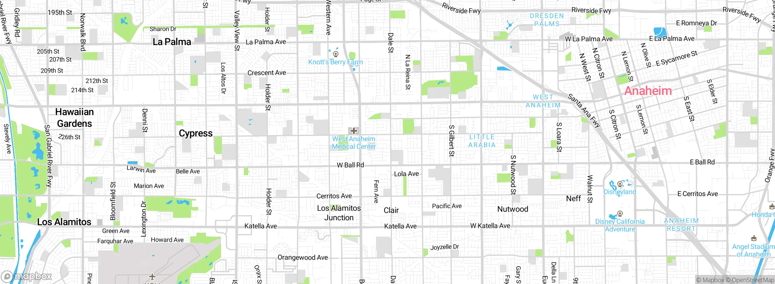 Map showing approximate location