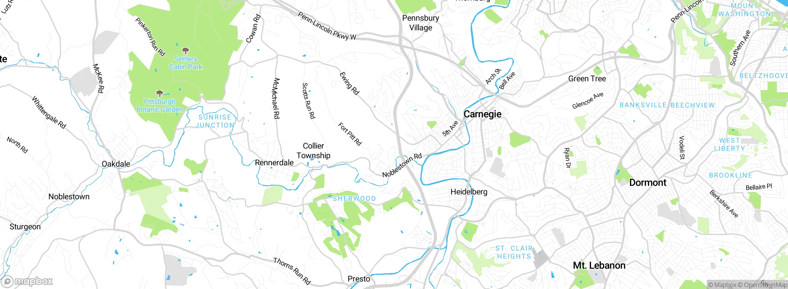 Map showing approximate location
