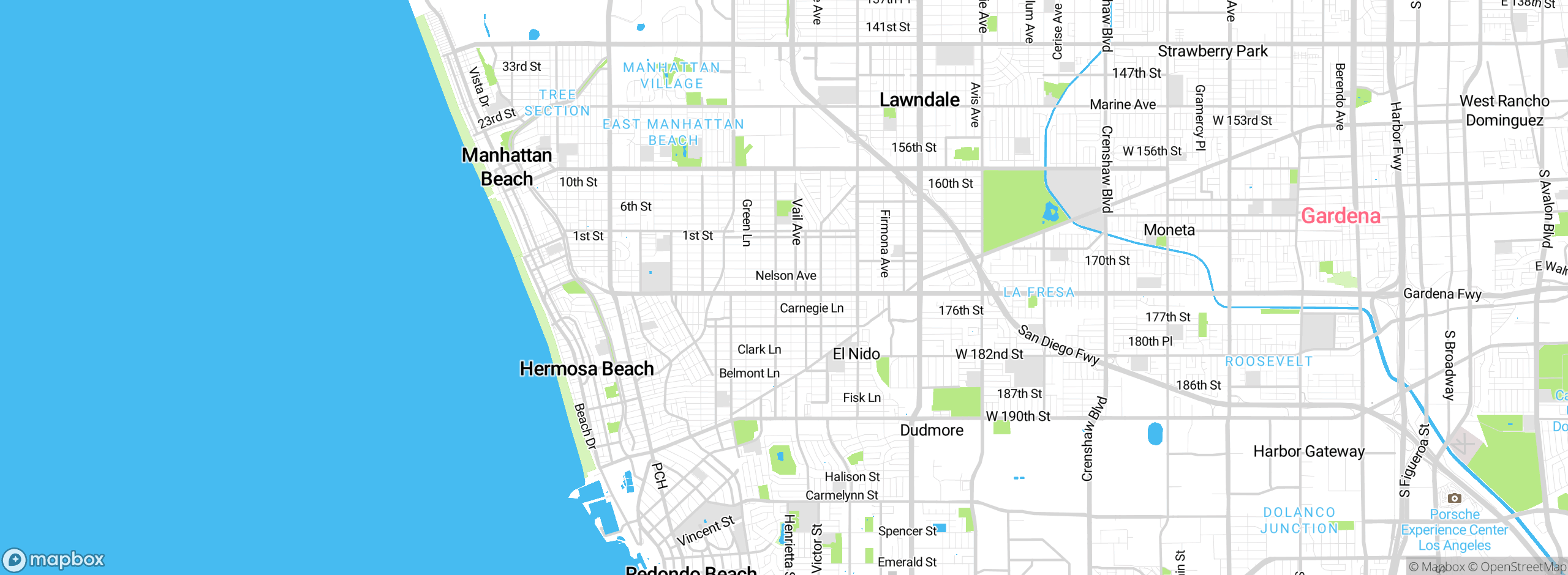 Map showing approximate location