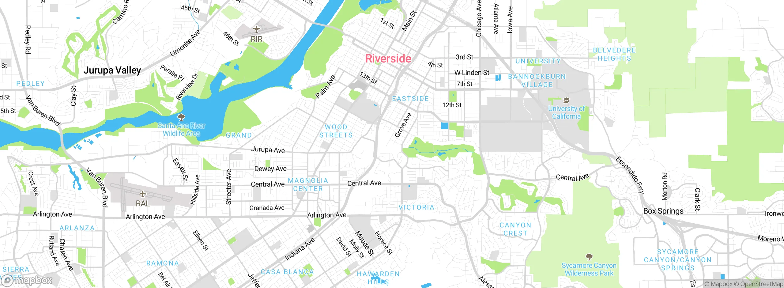 Map showing approximate location