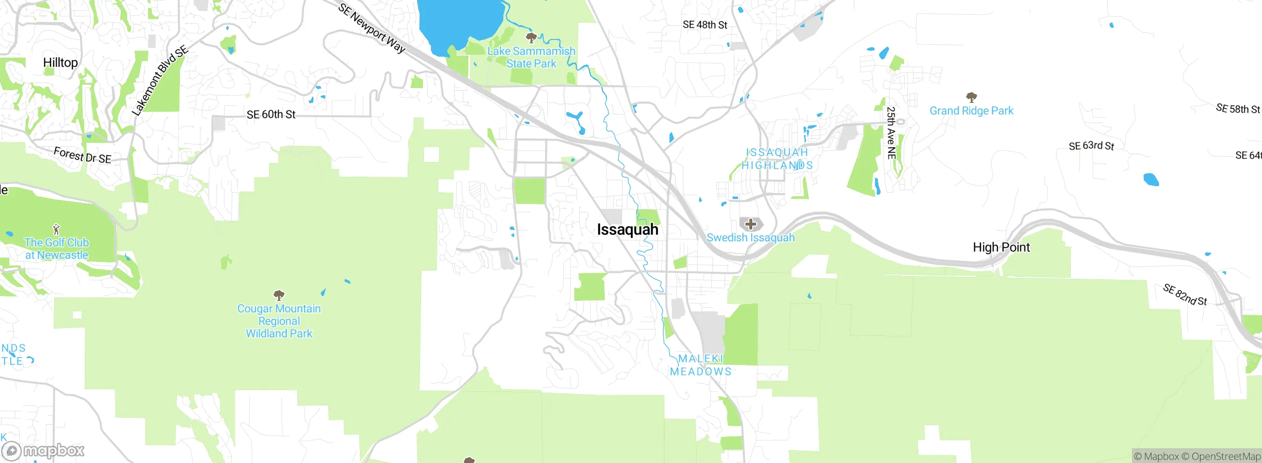Map showing approximate location