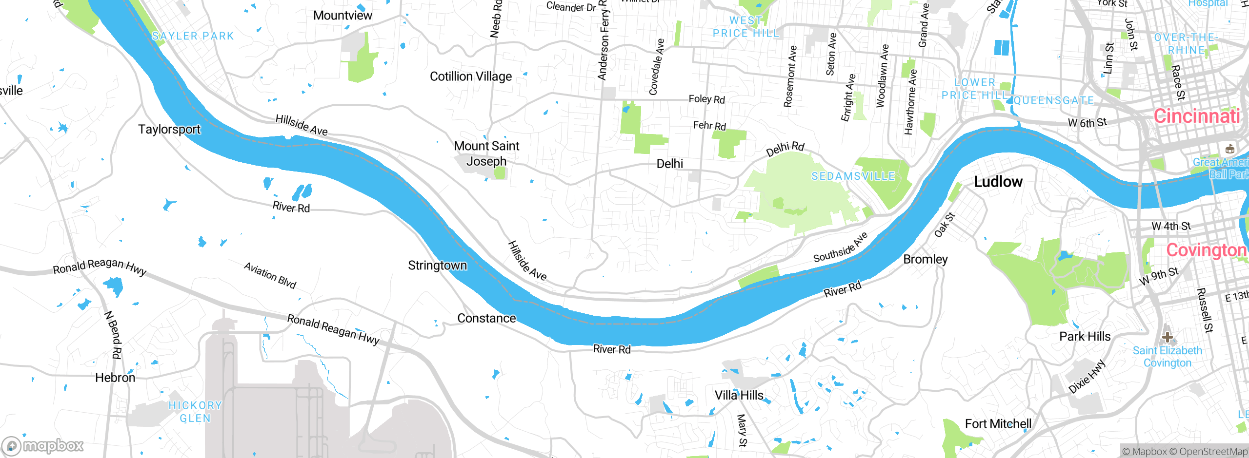 Map showing approximate location