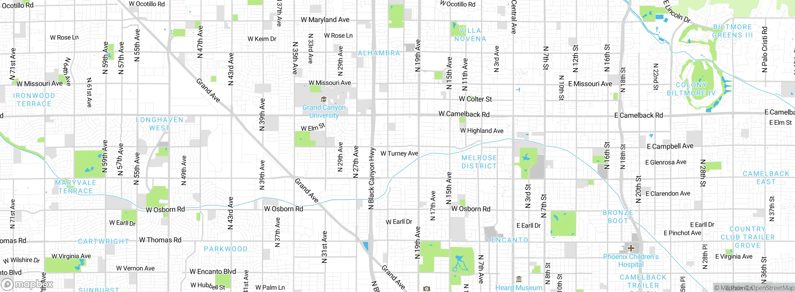 Map showing approximate location