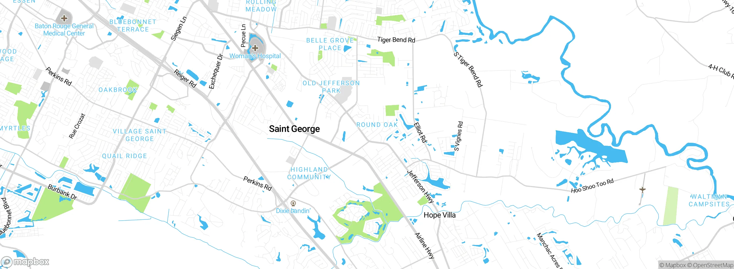 Map showing approximate location
