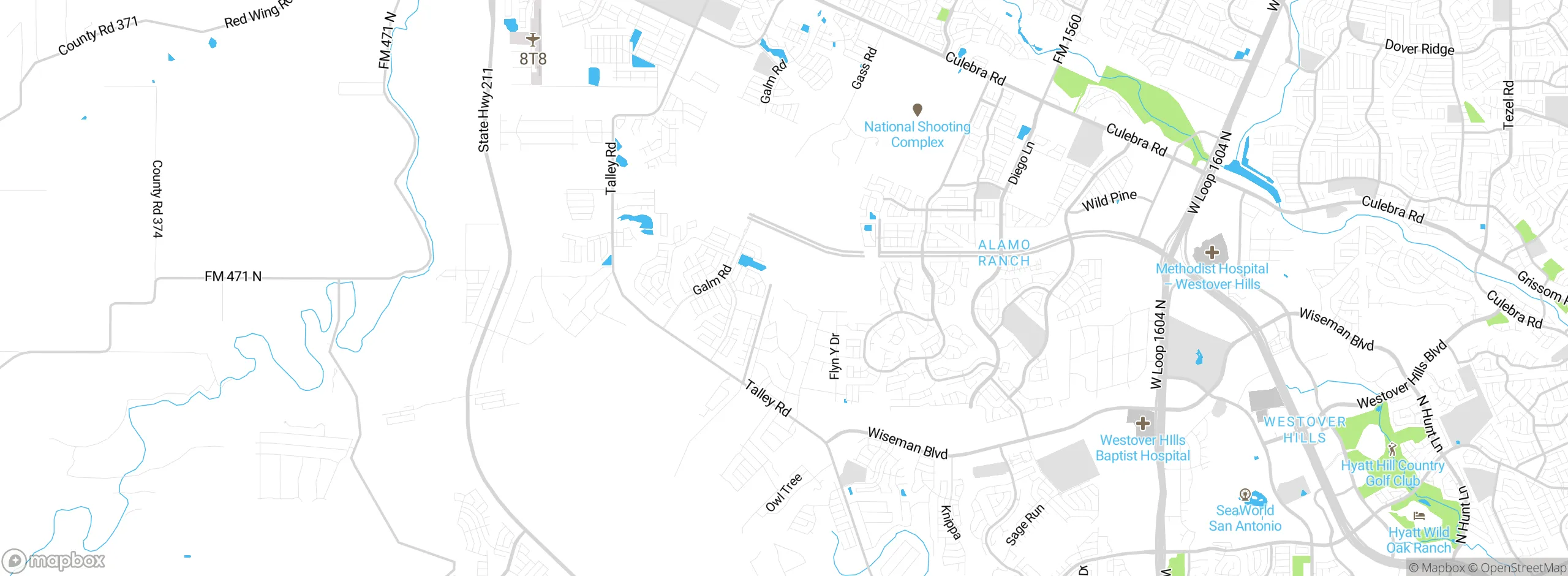 Map showing approximate location